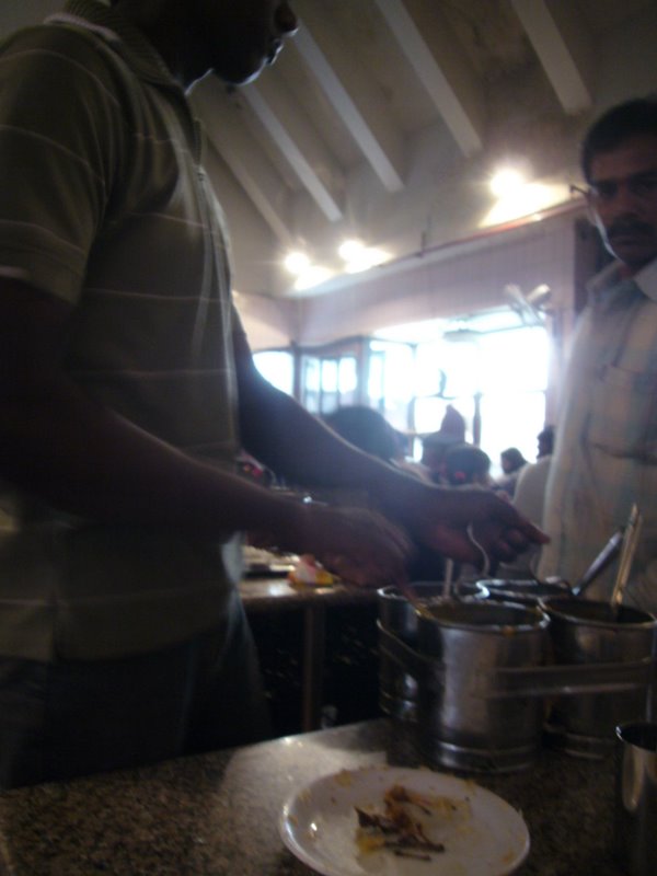 The refill pots for thalis.